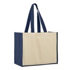 Tote bag promotionnel avec soufflets en jute 320 gr/m² - Telo | pandacola - thumb