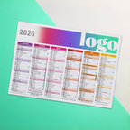 Calendrier publicitaire 2026 recto/verso Made In France - Altha Green | pandacolach - thumb - 2