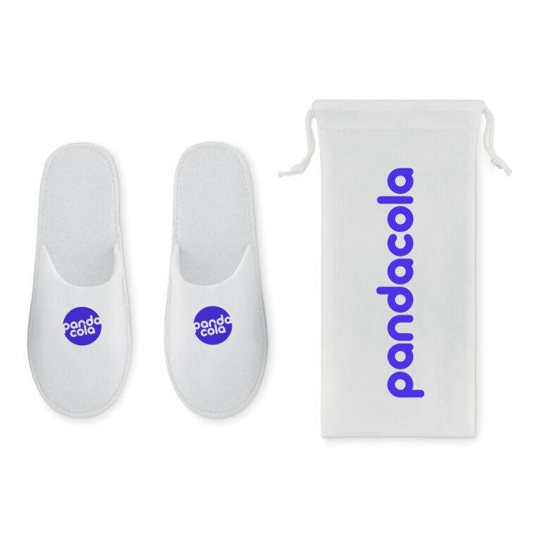 Chaussons personnalisés avec pochette - Hotelo | pandacolach
