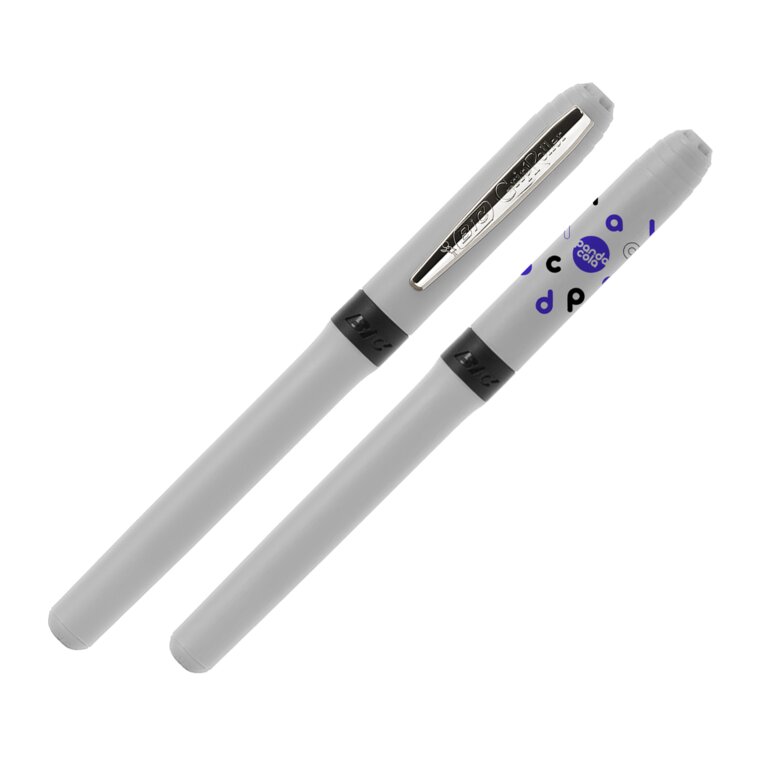 Stylo roller personnalisable avec grip BIC® - Grip Roller | pandacolach