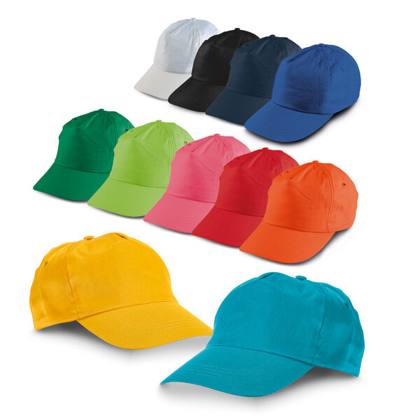 Casquette publicitaire couleur unie avec attache velcro 160 gr/m² - Carpentier | pandacolach - 2