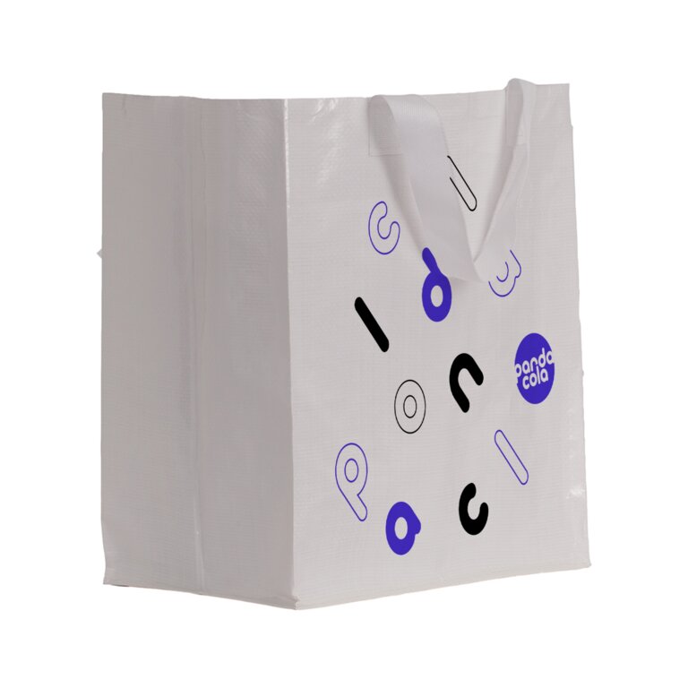 Sac shopping promotionnel personnalisable en PP tissé laminé 100 gr/m² - Clavi | pandacola