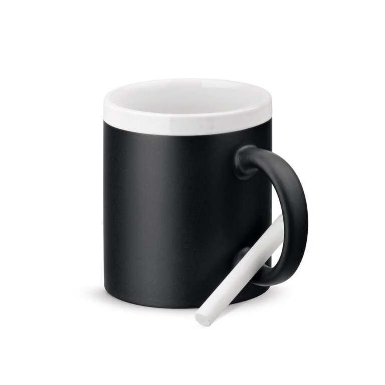Mug personnalisable 360 ml en céramique avec revêtement effet ardoise - Aikri | pandacolach