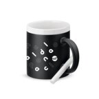 Mug personnalisable 360 ml en céramique avec revêtement effet ardoise - Aikri | pandacolach - thumb - 1