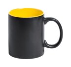 Mug noir personnalisable avec intérieur coloré en céramique 350 ml - Bafy | pandacola - thumb