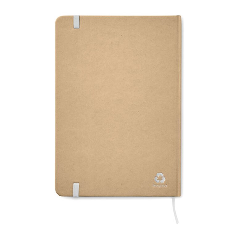 Carnet de notes A5 en carton recyclé personnalisable 160 pages lignées - Everwrite | pandacolach - 1