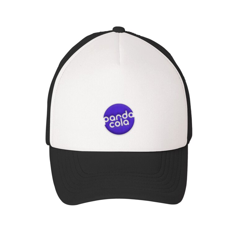 Casquette personnalisable 5 pans en polyester avec filets - Bubble | pandacolach