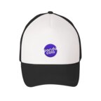 Casquette personnalisable 5 pans en polyester avec filets - Bubble | pandacolach - thumb - 2