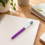 Stylo bille 4 couleurs personnalisé BIC® - 4 Couleurs Shine | pandacola - thumb - 2