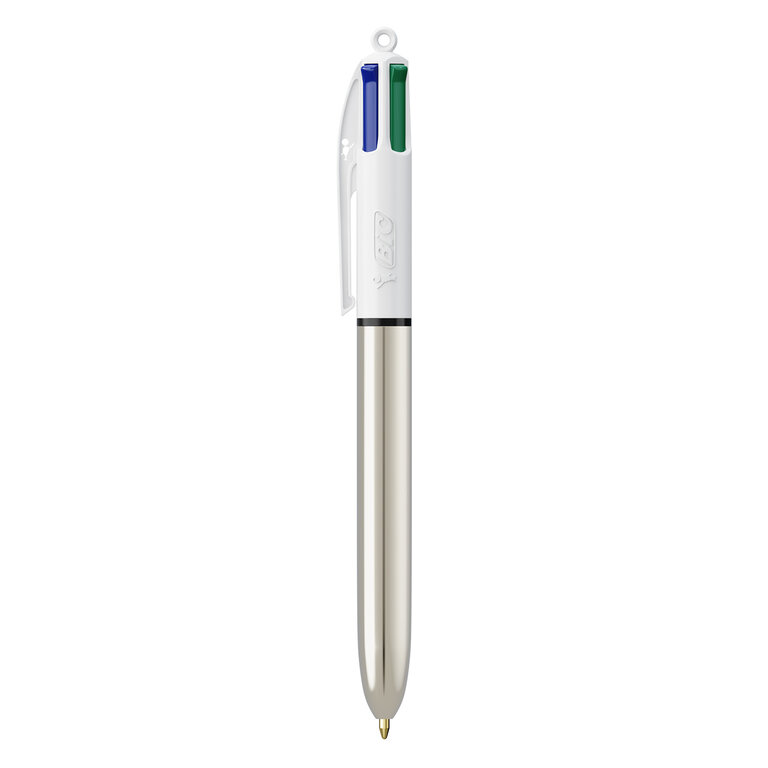 Stylo bille 4 couleurs personnalisé BIC® - 4 Couleurs Shine | pandacola