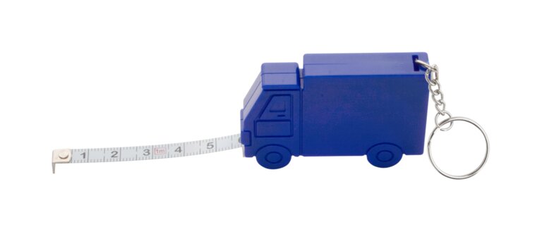 Porte-clés personnalisé camion en aluminium avec mètre ruban 1 mètre - Mimi | pandacolach