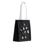 Sac shopping personnalisable anses blanches en non tissé - Malaga | pandacolach - thumb - 1