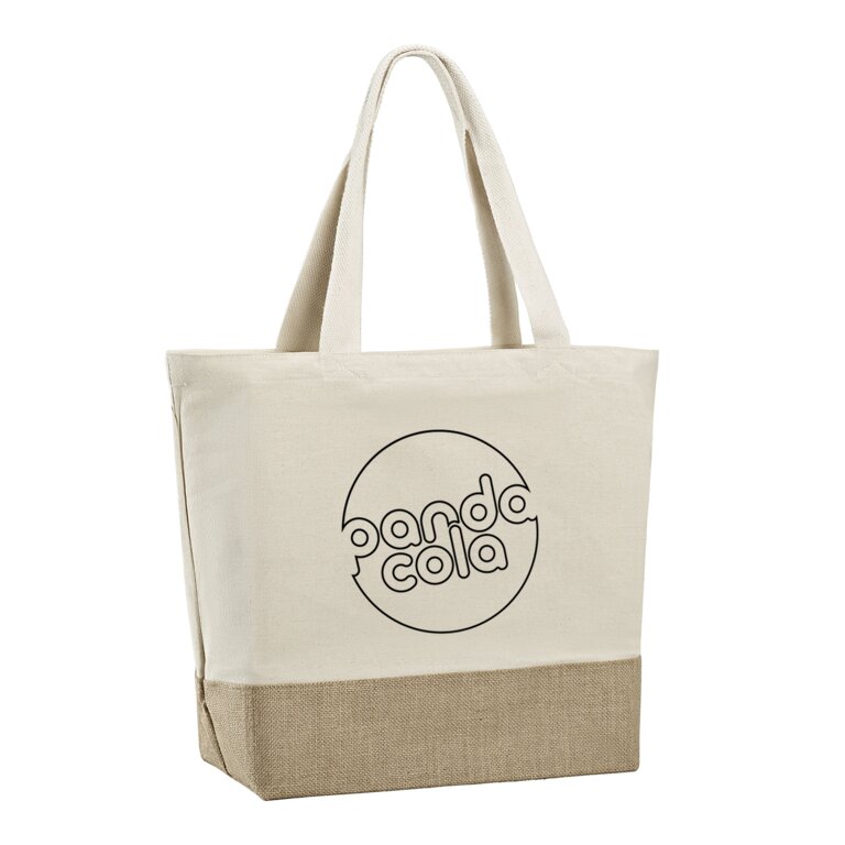 Sac personnalisé coton 220 gr/m² et jute - Melbourne | pandacolach