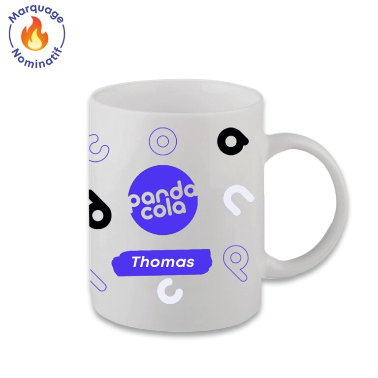 Mug céramique avec votre prénom en sublimation 300 ml - Newark Prénom | pandacolach