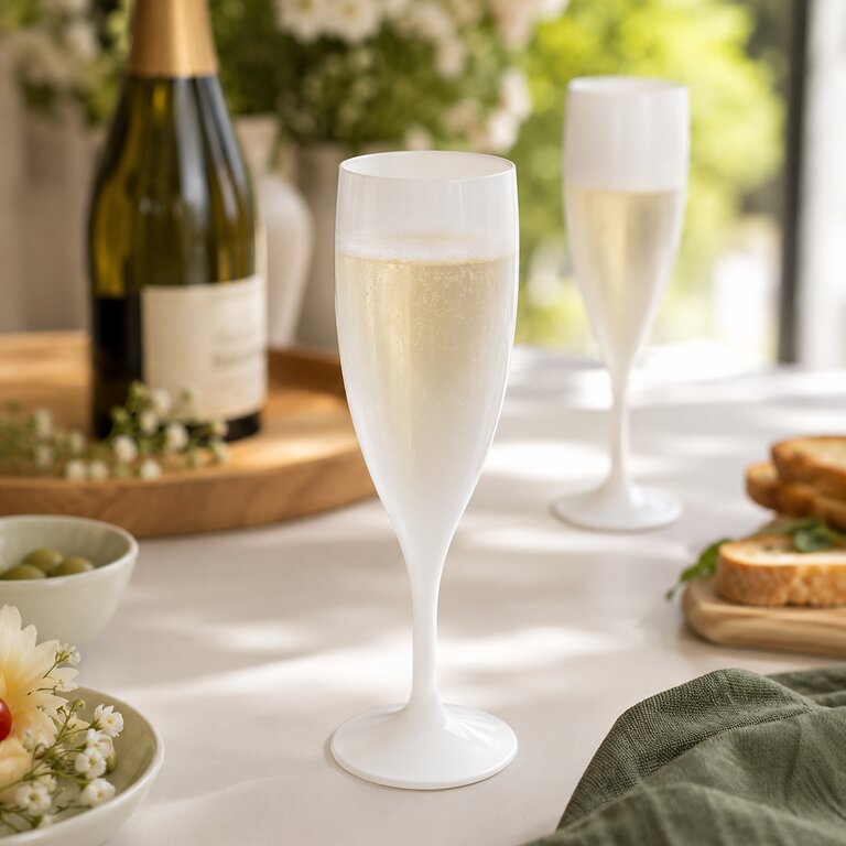 Flute à champagne personnalisable réutilisable 12-15 cl - Eco champ | pandacola - 1