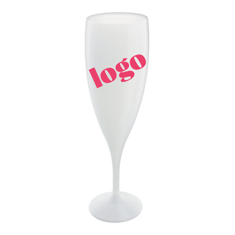Flute à champagne personnalisable réutilisable 12-15 cl  - Eco champ | pandacola