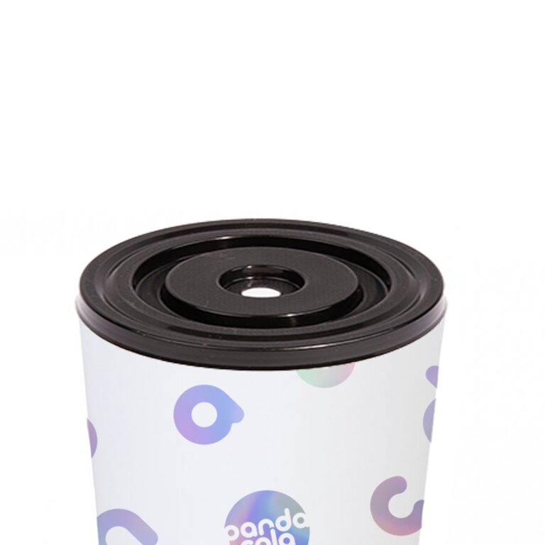 Capuchon plat de couleur pour gobelet | pandacolach