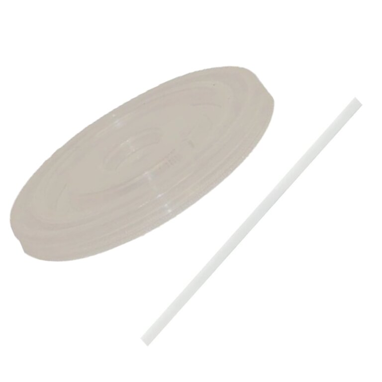 Capuchon de couleur avec paille pour gobelet | pandacolach