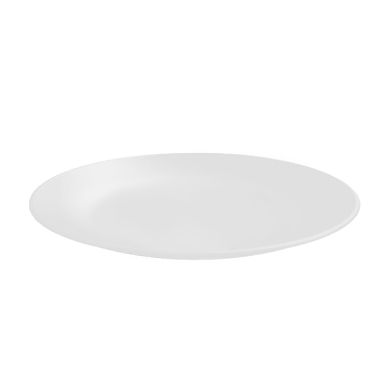 Assiette plate personnalisable en plastique | pandacola - 1
