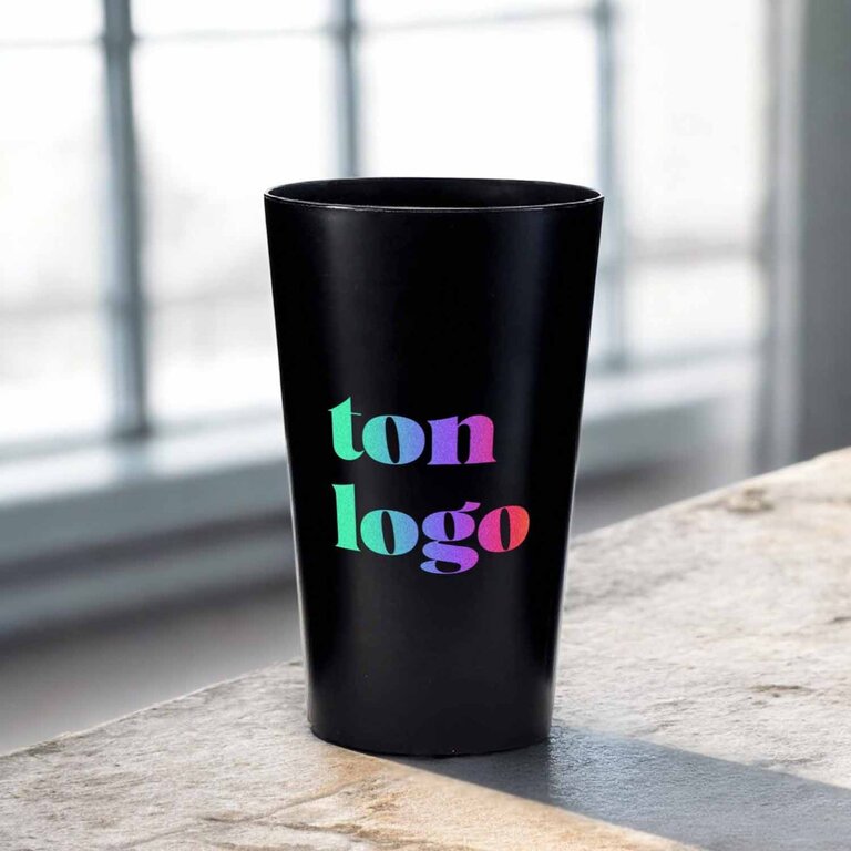 Gobelet personnalisé givré réutilisable 20-28 cl - Cupo 25 | pandacolach - 1