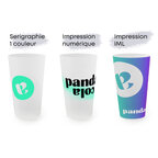 Gobelet personnalisé givré réutilisable 25-33 cl - Cupo 30 | pandacolach - thumb - 4