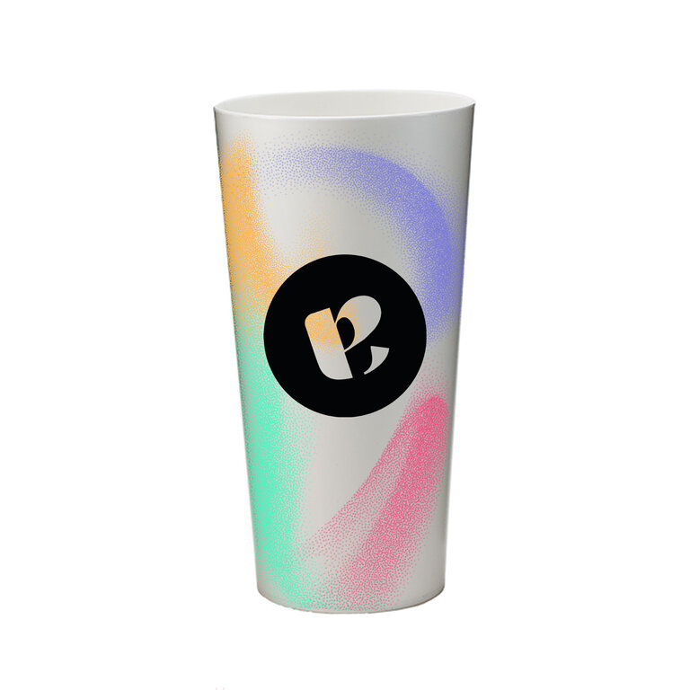 Gobelet personnalisé de couleur réutilisable 50-56 cl - Cupo 50 color | pandacolach