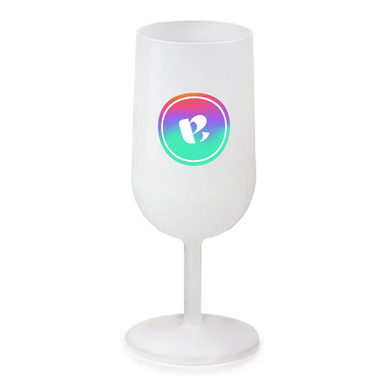 Verre à vin publicitaire givré réutilisable 12-18 cl - Cupo Vino | pandacolach