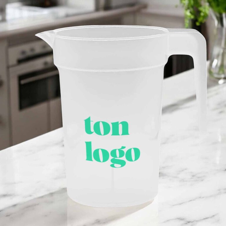 Pichet 1L givré personnalisable et réutilisable - Lito | pandacola - 3