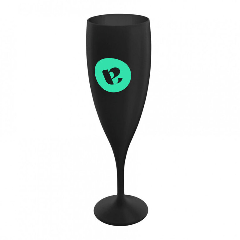 Flute à champagne 14cl personnalisable made in France - Lys | pandacolach