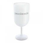 Verre à vin 18cl personnalisable réutilisable en plastique made in France - Carl | pandacola - thumb - 1