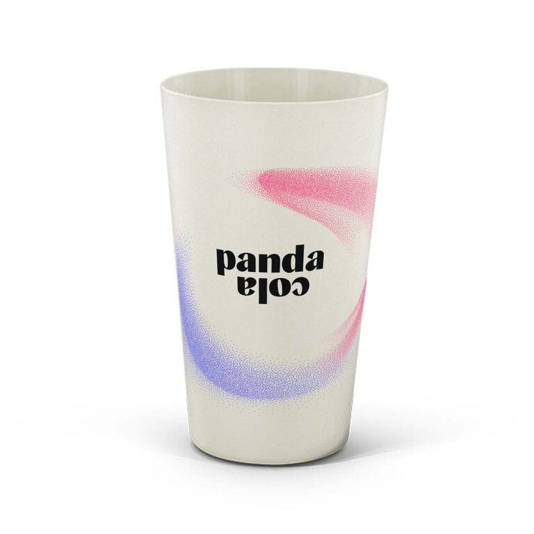 Gobelet publicitaire réutilisable en biocomposite 30cl made in France - Bino | pandacolach