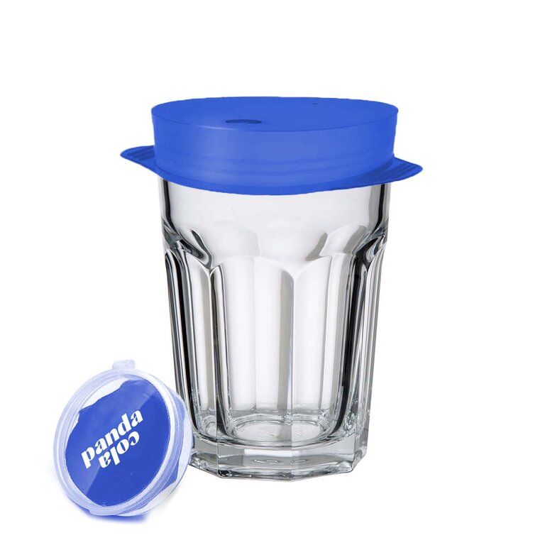 Grande capote de verre anti drogue personnalisable en silicone ⌀70 avec boîte  - Bani 70 | pandacolach