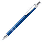 Stylo personnalisable strié en aluminium - Lauria | pandacola - thumb