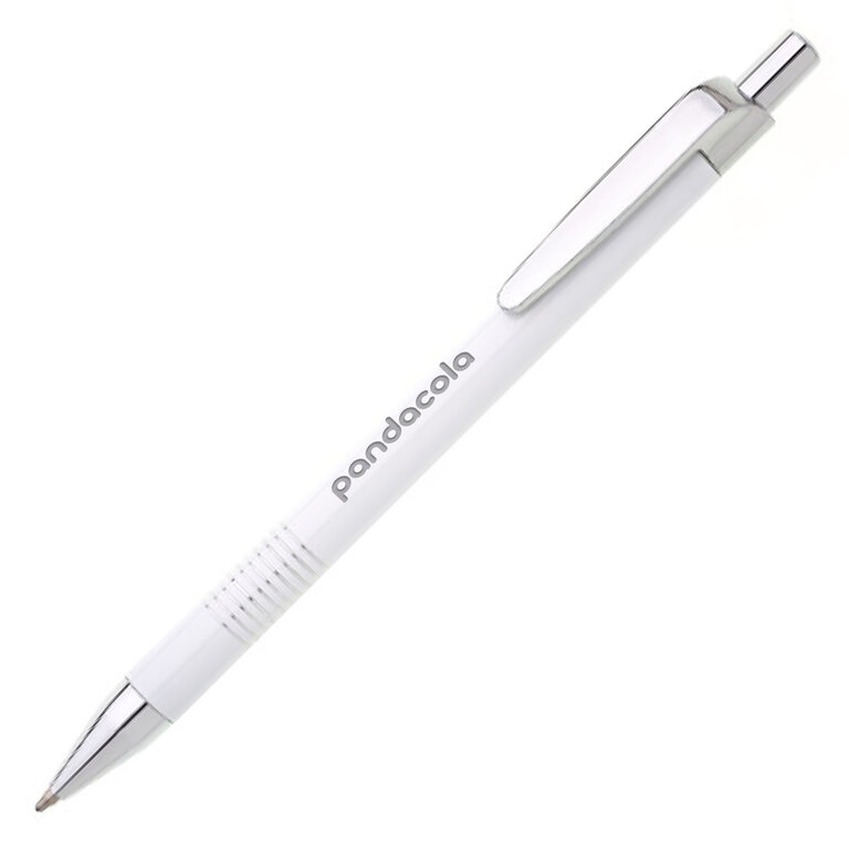 Stylo personnalisable strié en aluminium - Lauria | pandacola