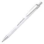 Stylo personnalisable strié en aluminium - Lauria | pandacola - thumb - 3