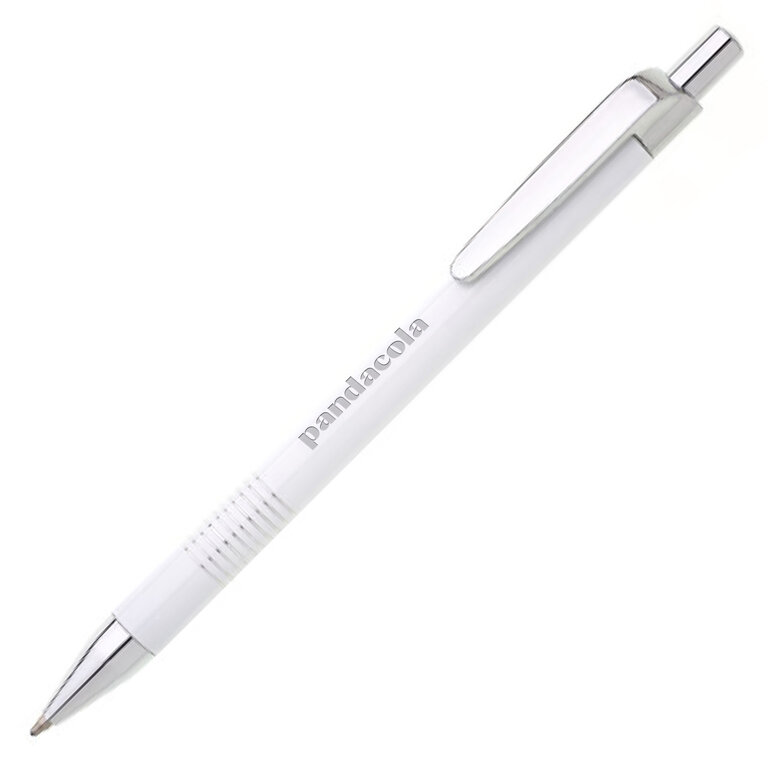 Stylo personnalisable strié en aluminium - Lauria | pandacolach