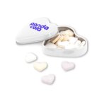 Boîte coeur personnalisée avec 24 gr de petits bonbons cœurs Made in Europe  - Coronel | pandacolach - thumb - 1