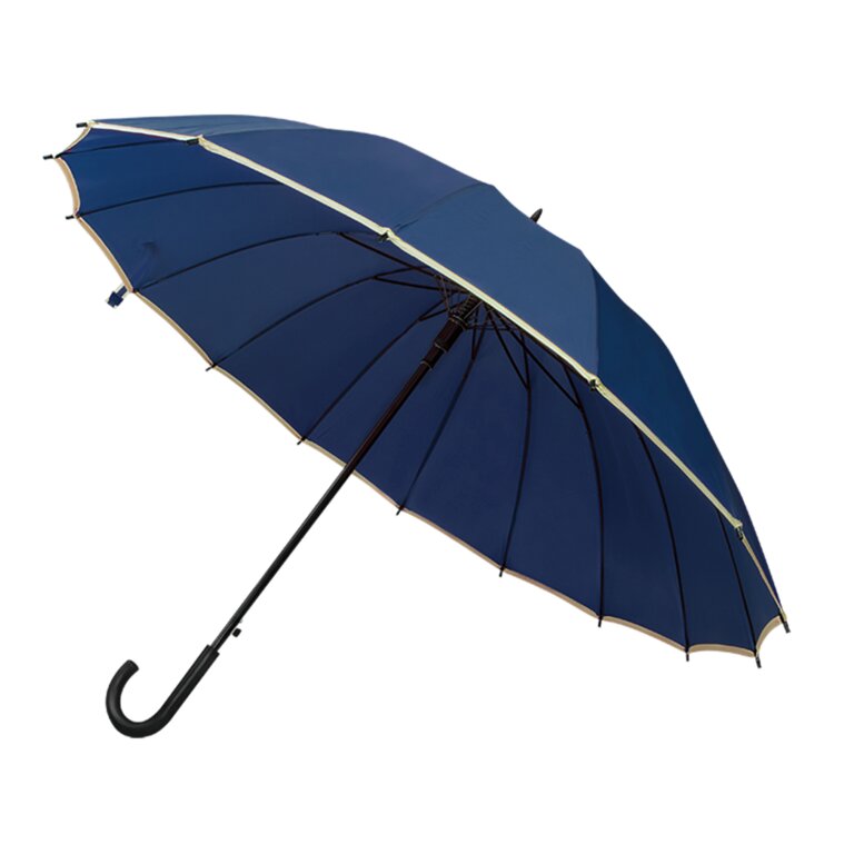Parapluie automatique 16 pans personnalisable avec manche en bois | pandacola