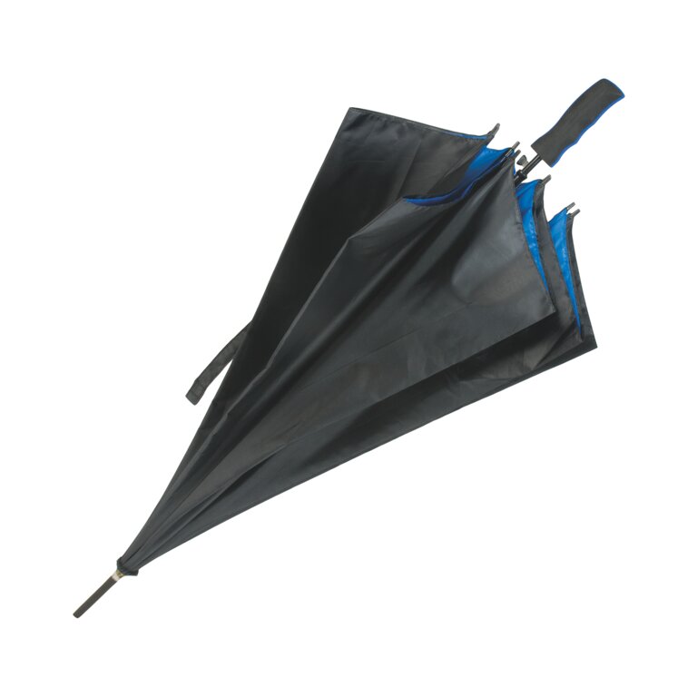 Parapluie automatique personnalisable bi-color avec manche en métal - Garty | pandacolach - 1