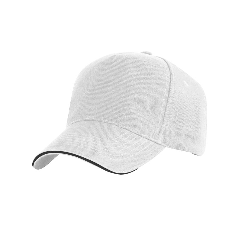 Casquette en coton brossé personnalisable 5 pans avec boucle en métal - Kina | pandacola