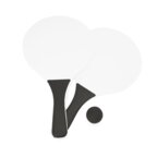 Raquette de plage personnalisable en bois et PVC - Rosen | pandacolach - thumb - 1