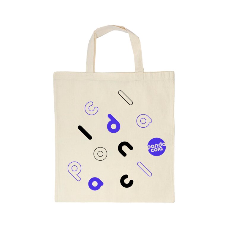 Sac en coton écru avec anses courtes 136 gr/m² - Bernardo | pandacolach