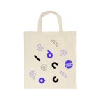 Sac en coton écru avec anses courtes 136 gr/m² - Bernardo | pandacolach - thumb - 1