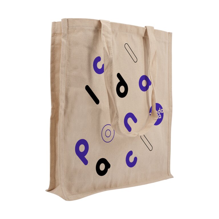 Tote bag publicitaire coton écru 330 gr/m² - Vina | pandacolach