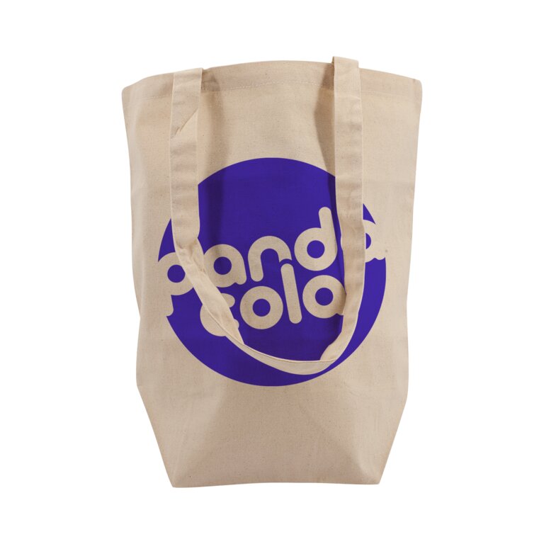 Sac shopping publicitaire coton canvas écru 220 gr/m² | pandacola