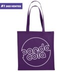 Tote bag personnalisé coton couleur 140 gr/m² | pandacola - thumb - 1