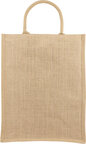 Sac shopping en jute personnalisé 34x43x20 cm 240 gr/m² | pandacola - thumb