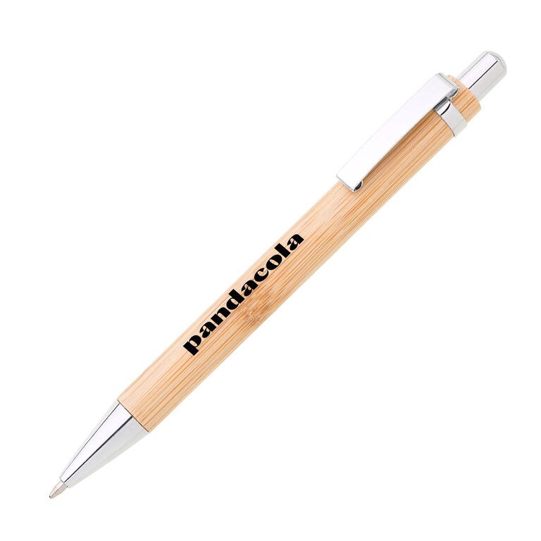 Stylo à bille personnalisable en bambou - Tural | pandacolach
