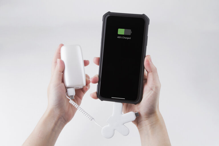 Câble de charge personnalisable multi-connecteurs en bonhomme - Buddy | pandacolach - 2