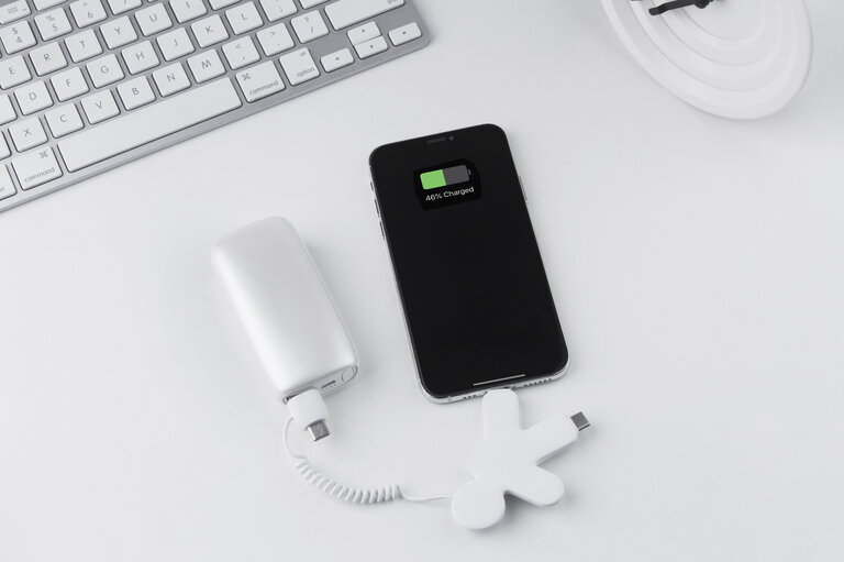 Câble de charge personnalisable multi-connecteurs en bonhomme - Buddy | pandacola - 3